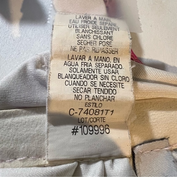 Trina Turk swimsuit Floral Multicolor strapless Top - Picture 3 of 4